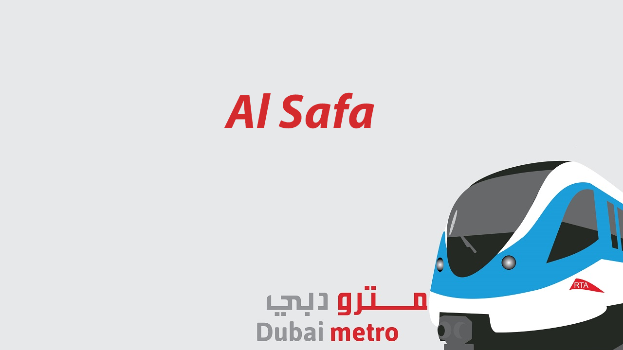 Al Safa metro station