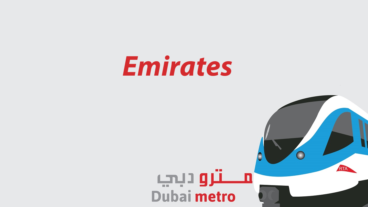 Emirates metro station